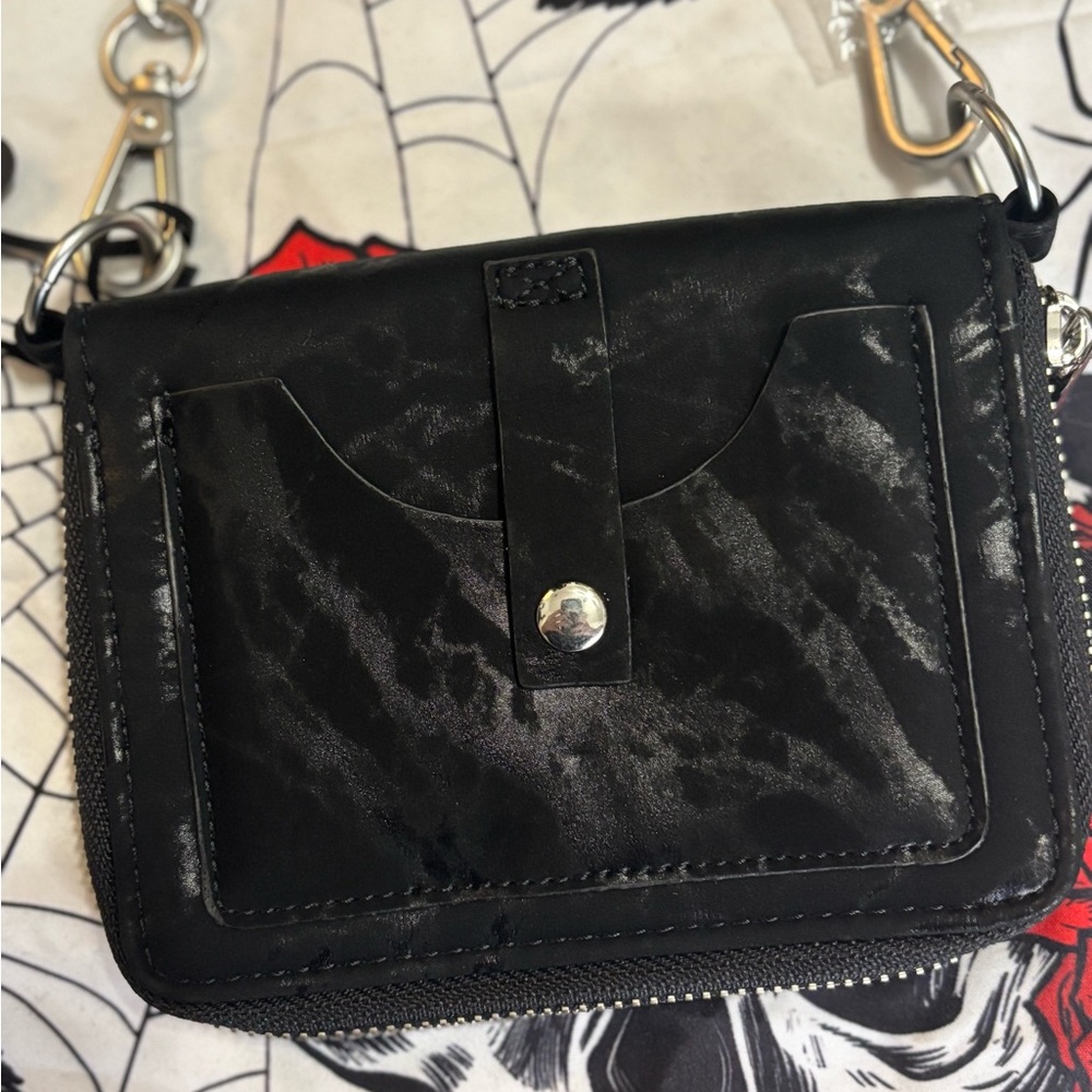 NWT Dolls Kill / Darker Wavs Diatonic Crossbody Coin Purse - Picture 3 of 10